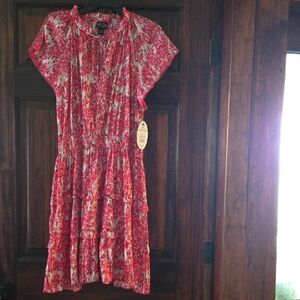 Floral Pink Kids Dress